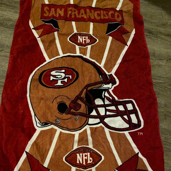 NFL Bath | Vintage San Francisco 49ers Bath Towel | Poshmark